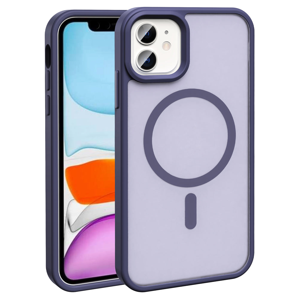 iPhone 11 Kılıf M-safe Şarj Özellikli Mat Arka Yüzey Zore Sio Kılıf