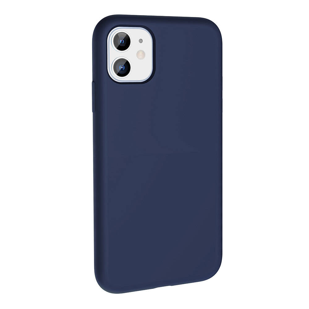 iPhone 11 Kılıf M-safe Şarj Özellikli Sıvı Teknolojili Silinebilir Sert Zore Kivi Kılıf
