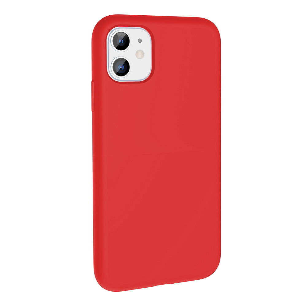 iPhone 11 Kılıf M-safe Şarj Özellikli Sıvı Teknolojili Silinebilir Sert Zore Kivi Kılıf