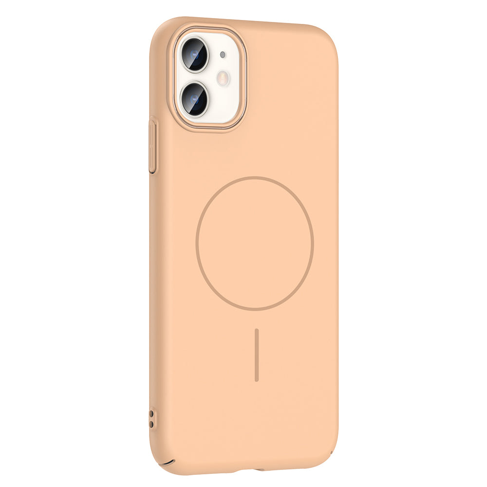 iPhone 11 Kılıf M-safe Şarj Özellikli Zore Ruby Sert Kılıf
