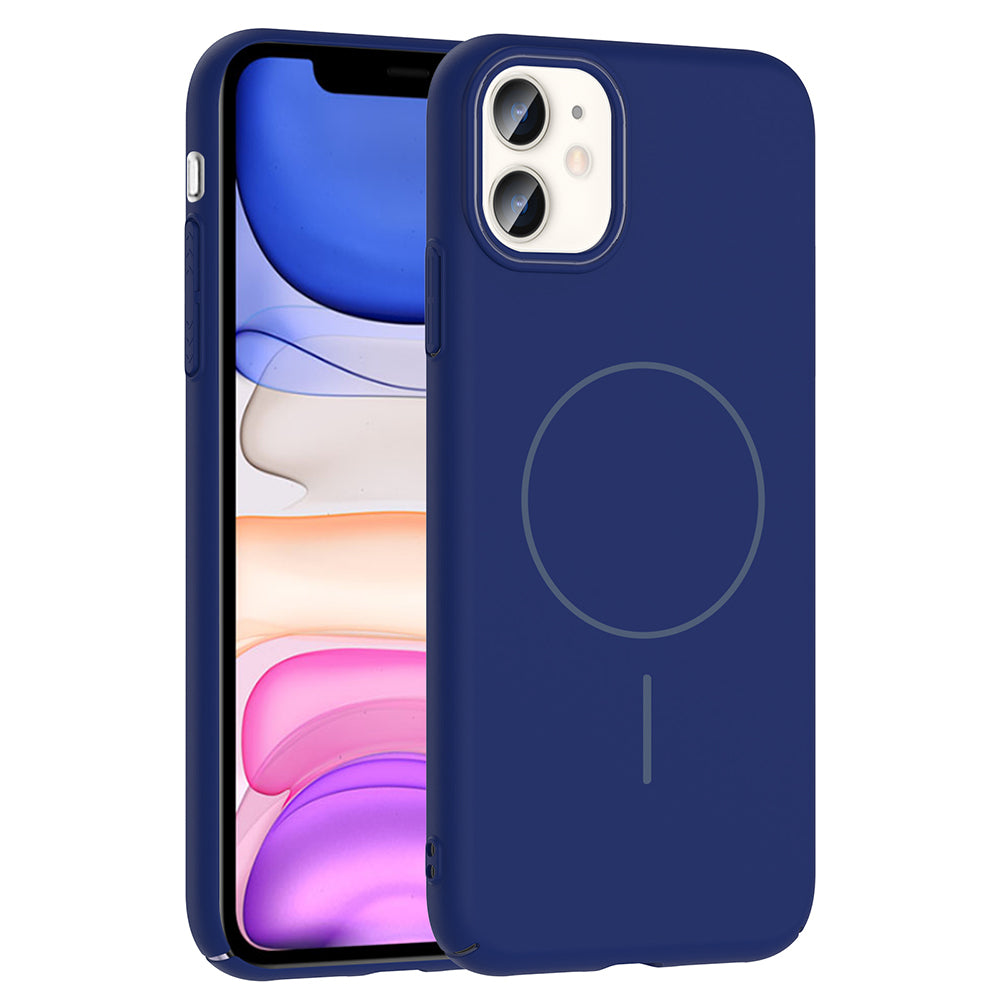 iPhone 11 Kılıf M-safe Şarj Özellikli Zore Ruby Sert Kılıf