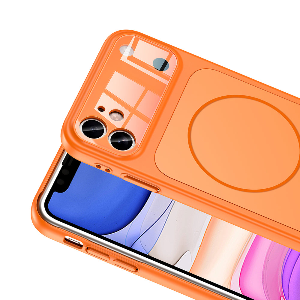 iPhone 11 Kılıf Zore M-Safe Şarj Özellikli Kamera Korumalı Formen Kılıf