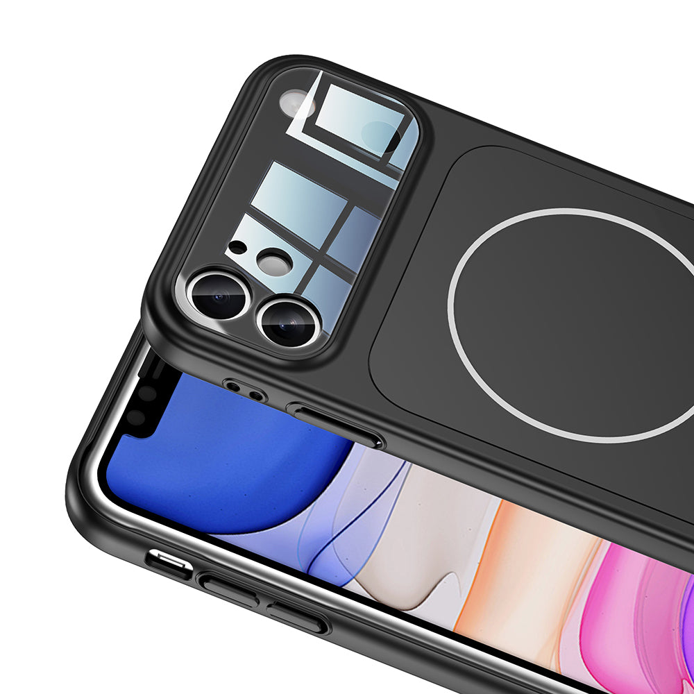 iPhone 11 Kılıf Zore M-Safe Şarj Özellikli Kamera Korumalı Formen Kılıf