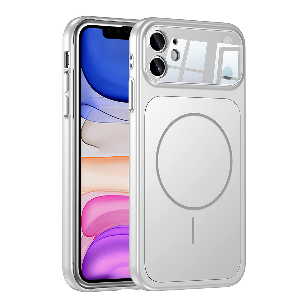 iPhone 11 Kılıf Zore M-Safe Şarj Özellikli Kamera Korumalı Formen Kılıf