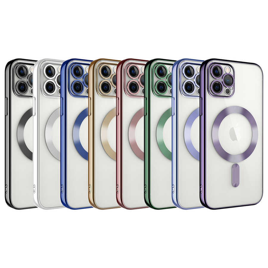 iPhone 11 Pro Kılıf Kamera Korumalı M-safe Wireless Şarj Özellikli Zore Demre Kılıf