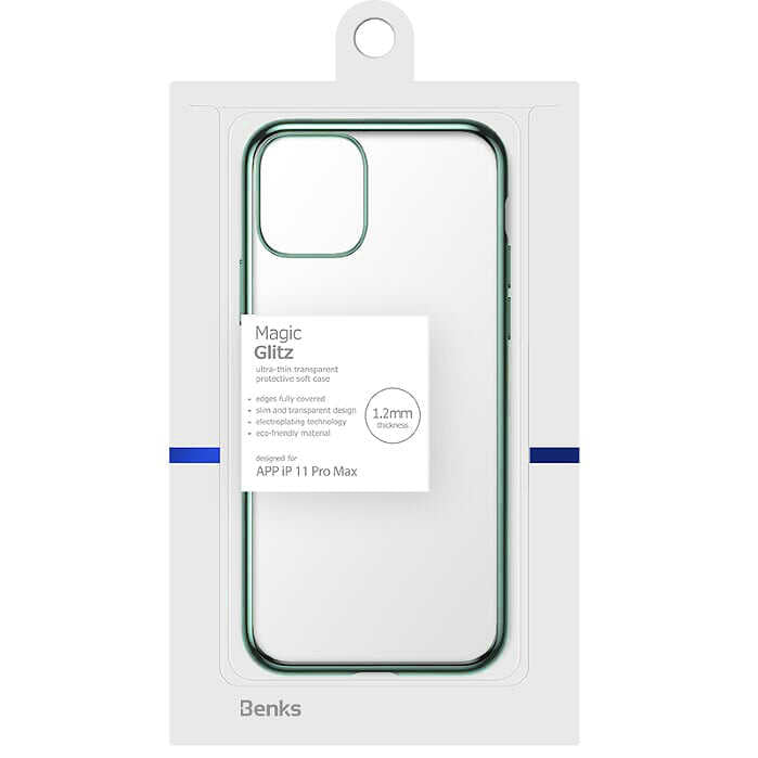 iPhone 11 Pro Max Benks Magic Glitz Ultra-Thin Transparent Protective Soft Kılıf