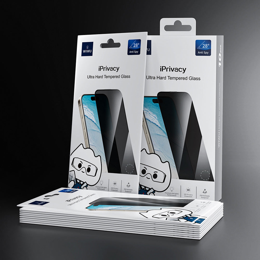 iPhone 11 Wiwu GT-015 Oleofobik Darbeye Karşı Dayanıklı Temperli Ekran Koruyucu 10'lu Paket