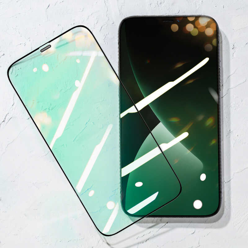 iPhone 12 Benks 0.3mm V Pro Dust Proof Green Light Ekran Koruyucu