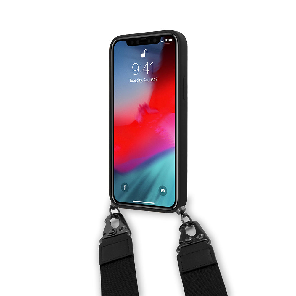 iPhone 12 Kılıf Ferrari Orijinal Lisanslı Askılı Metal Logolu Kılıf