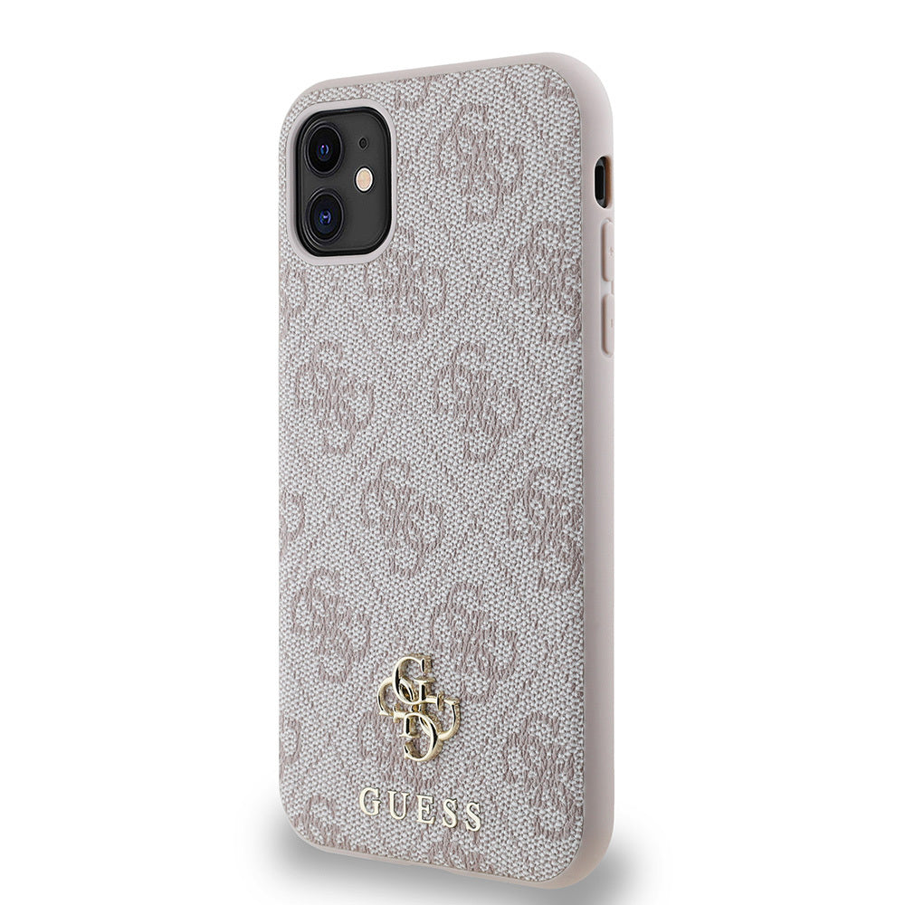 iPhone 12 Kılıf Guess Orijinal Lisanslı M-safe Şarj Özellikli Small 4G Classic Kılıf