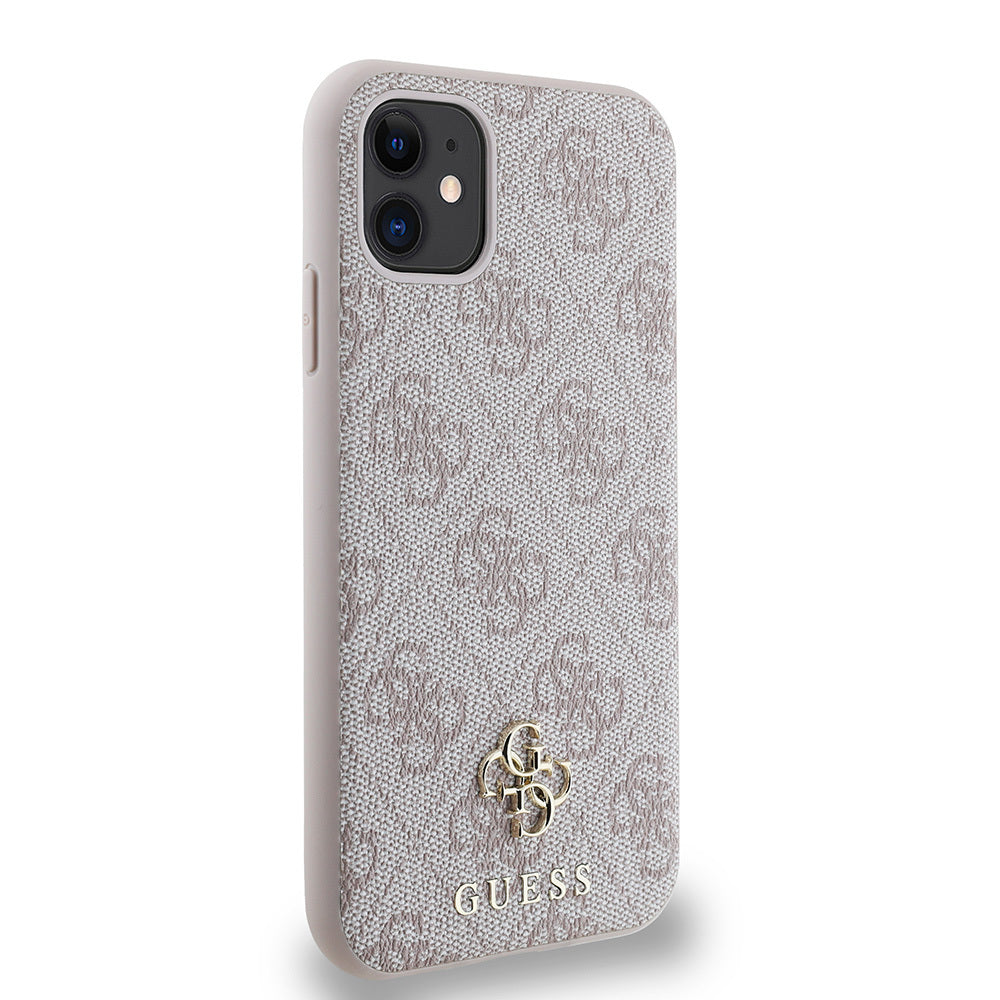 iPhone 12 Kılıf Guess Orijinal Lisanslı M-safe Şarj Özellikli Small 4G Classic Kılıf