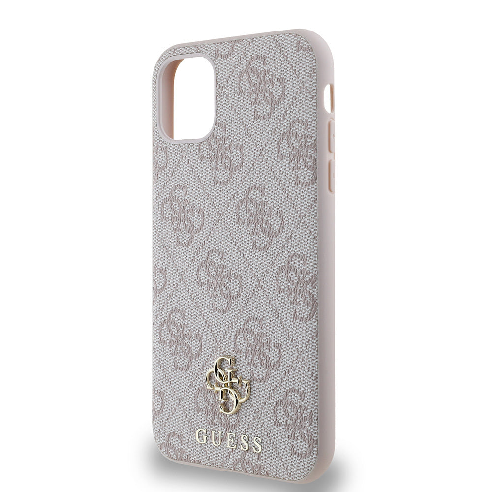 iPhone 12 Kılıf Guess Orijinal Lisanslı M-safe Şarj Özellikli Small 4G Classic Kılıf