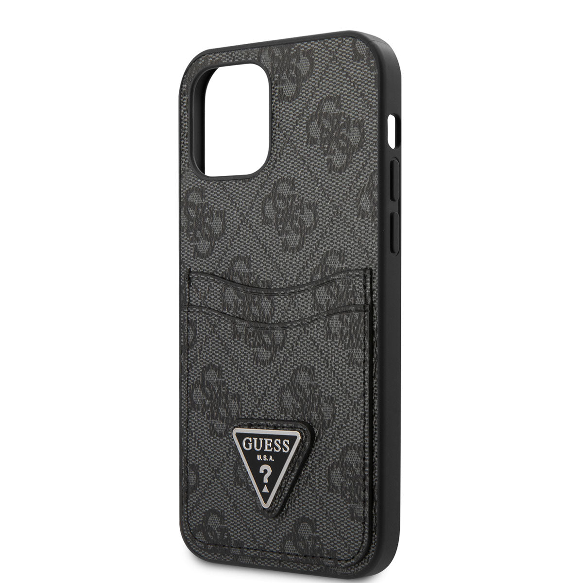 iPhone 12 Kılıf GUESS Çift Kart Bölmeli Kılıf