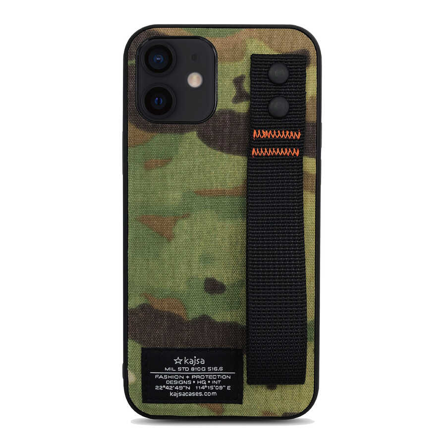 iPhone 12 Kılıf Kajsa Cordura Serisi Military Kılıf