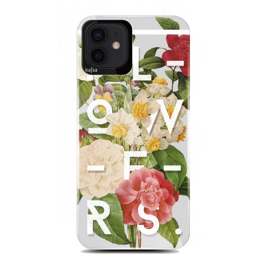 iPhone 12 Kılıf Kajsa Floral Kılıf