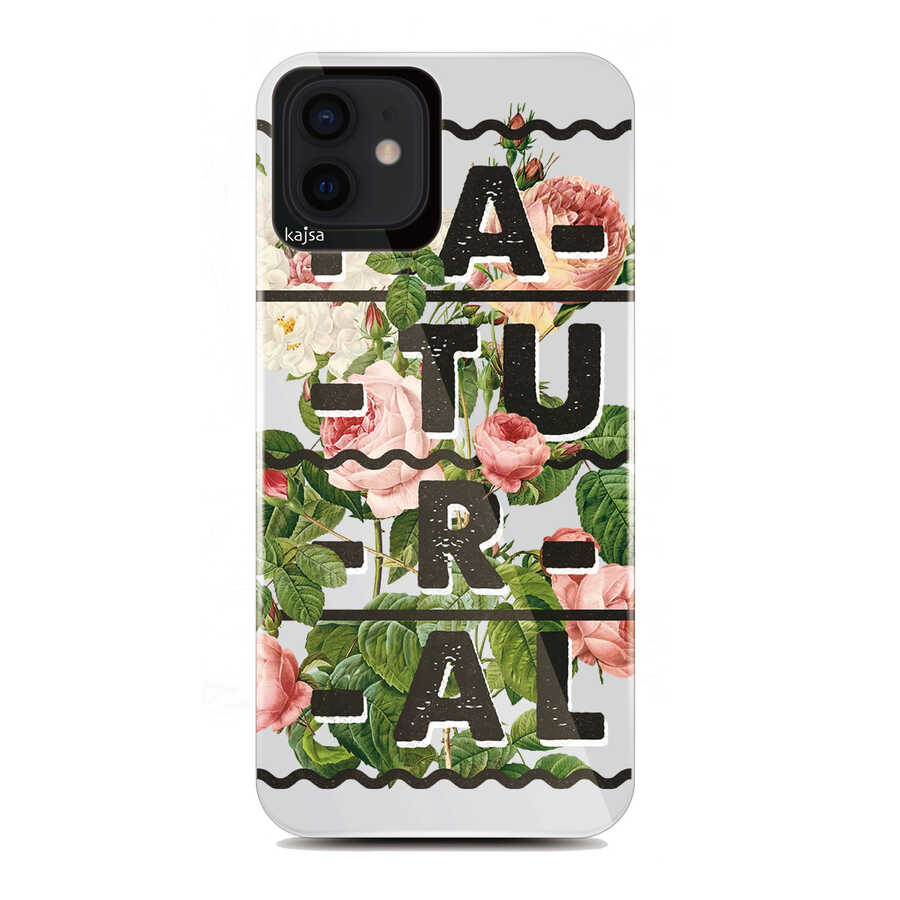 iPhone 12 Kılıf Kajsa Floral Kılıf