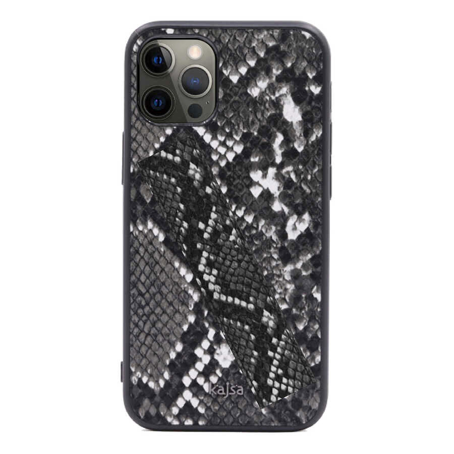 iPhone 12 Kılıf Kajsa Glamorous Serisi Snake Handstrap Kılıf
