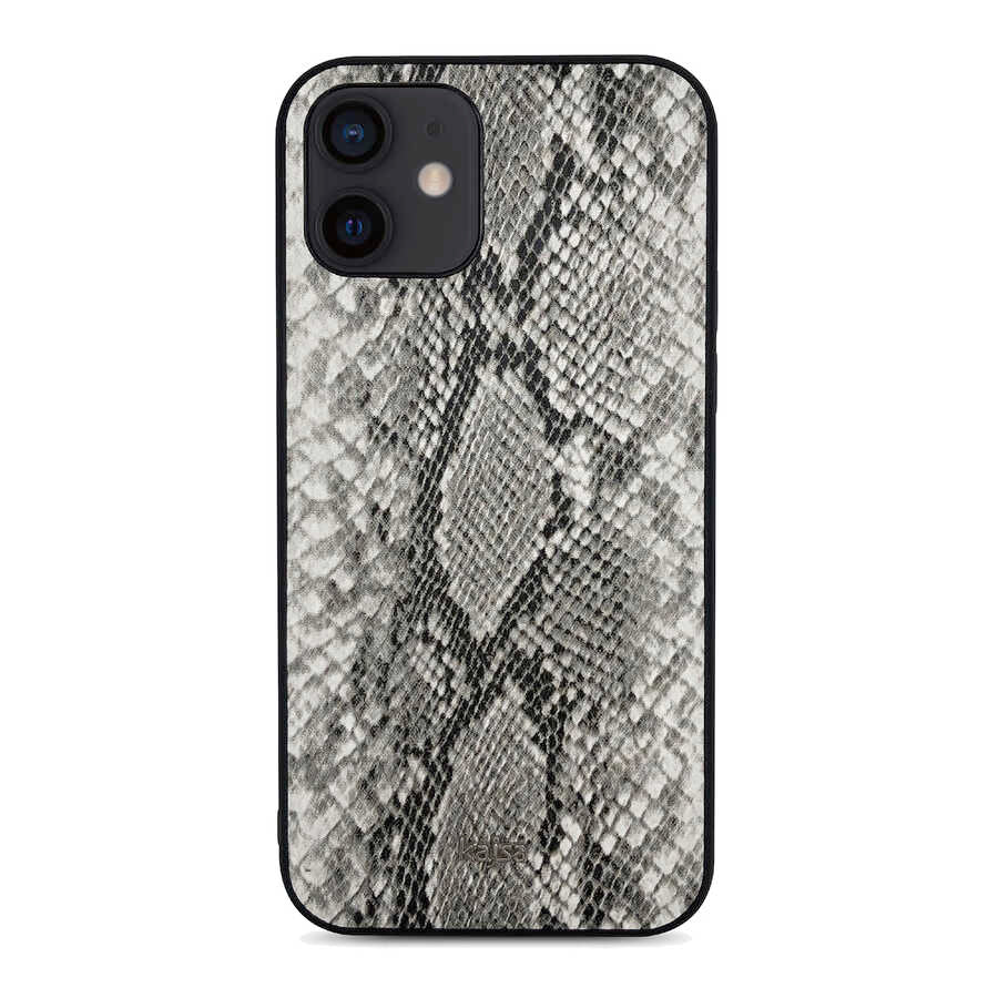 iPhone 12 Kılıf Kajsa Glamorous Serisi Snake Pattern Kılıf