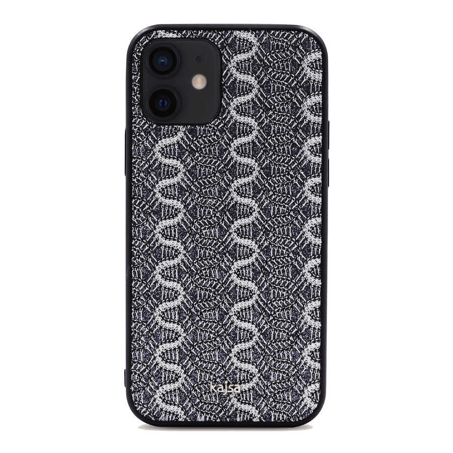 iPhone 12 Kılıf Kajsa Glamorous Serisi Waterfall Pattern Kılıf