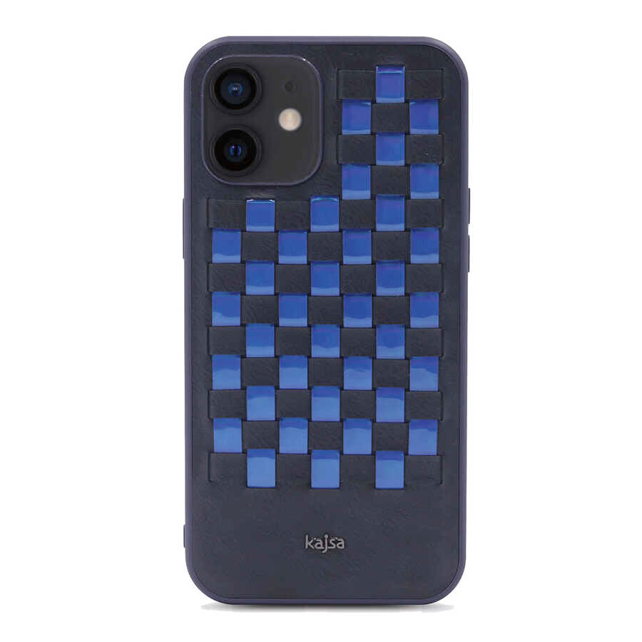 iPhone 12 Kılıf Kajsa Preppie Serisi Spotlight Woven Kılıf