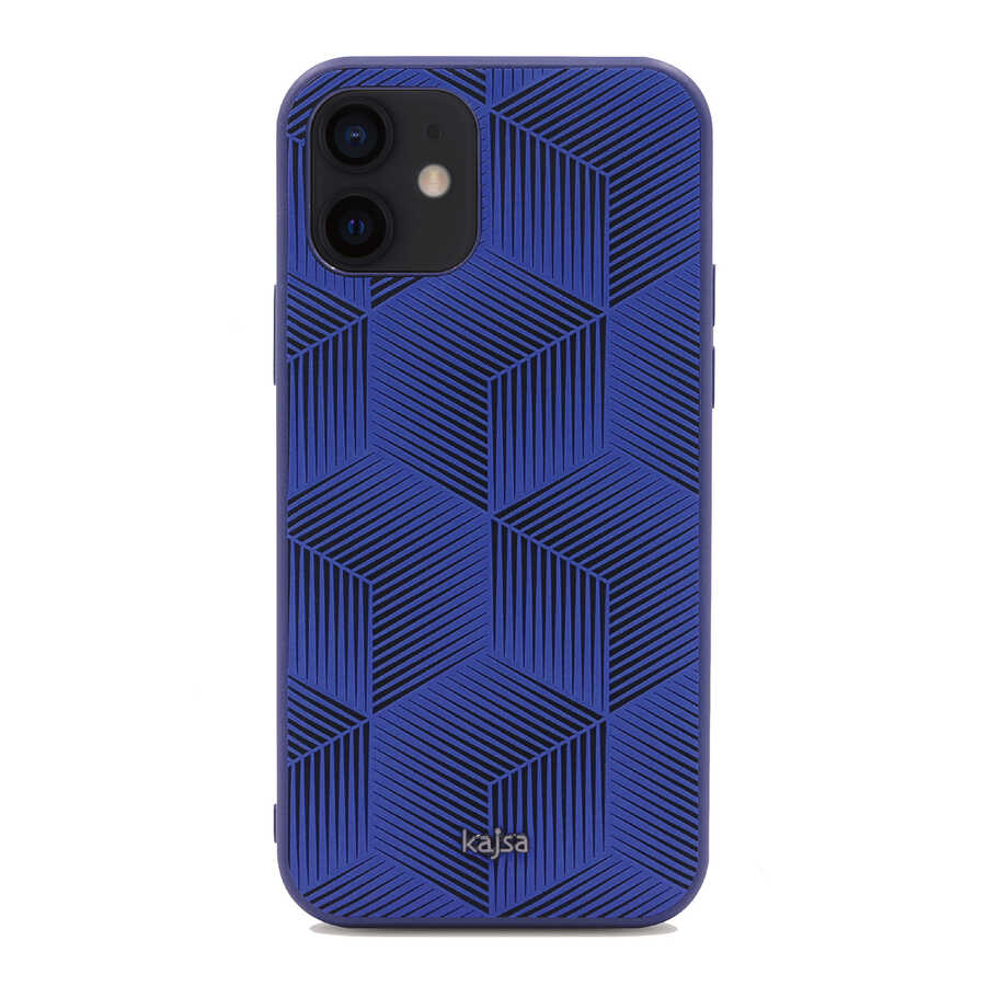 iPhone 12 Kılıf Kajsa Splendid Serisi 3D Cube Kılıf