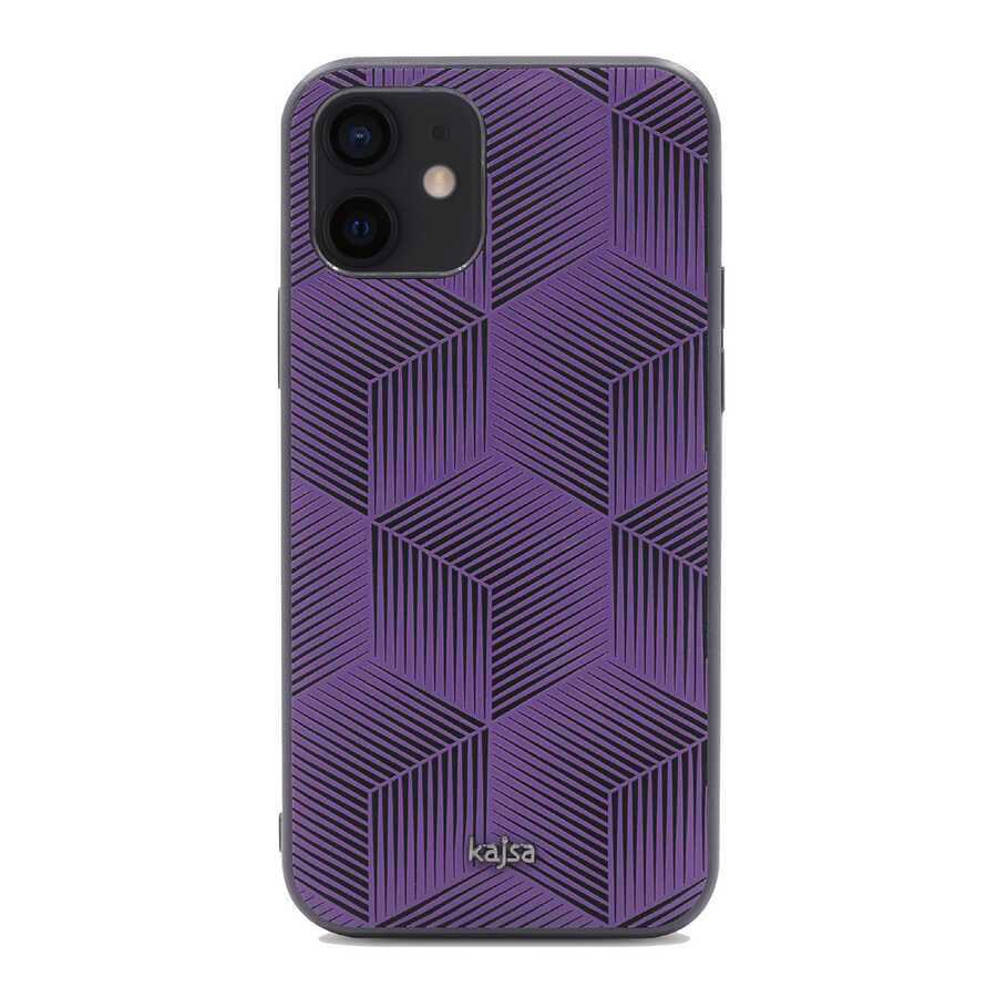 iPhone 12 Kılıf Kajsa Splendid Serisi 3D Cube Kılıf