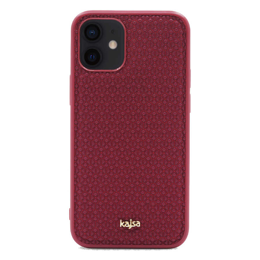 iPhone 12 Kılıf Kajsa Splendid Serisi 3D Leaf Kılıf