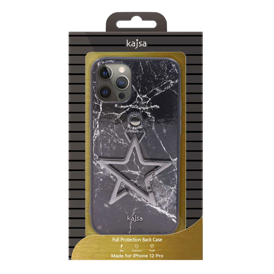 iPhone 12 Kılıf Kajsa Starry Serisi Marble Kılıf