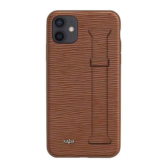 iPhone 12 Kılıf Kajsa Wave Pattern Handstrap Kılıf