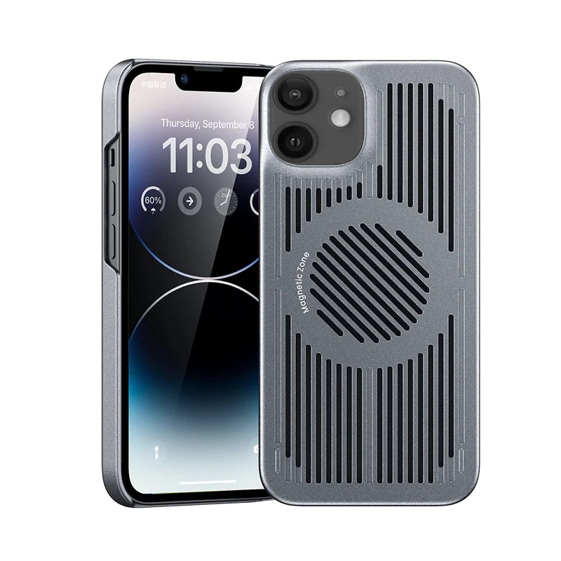 iPhone 12 Kılıf M-safe Şarj Özellikli Soğutucu Benks Biliz Kılıf