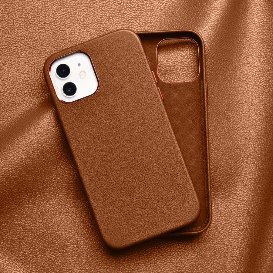 iPhone 12 Kılıf Wiwu Calfskin Kılıf