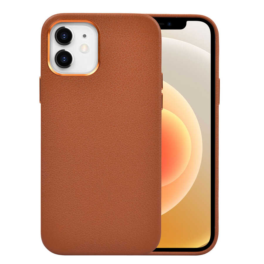 iPhone 12 Kılıf Wiwu Calfskin Kılıf