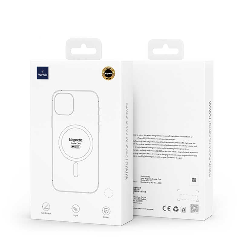 iPhone 12 Mini Kılıf Wiwu Magnetic Crystal Kılıf