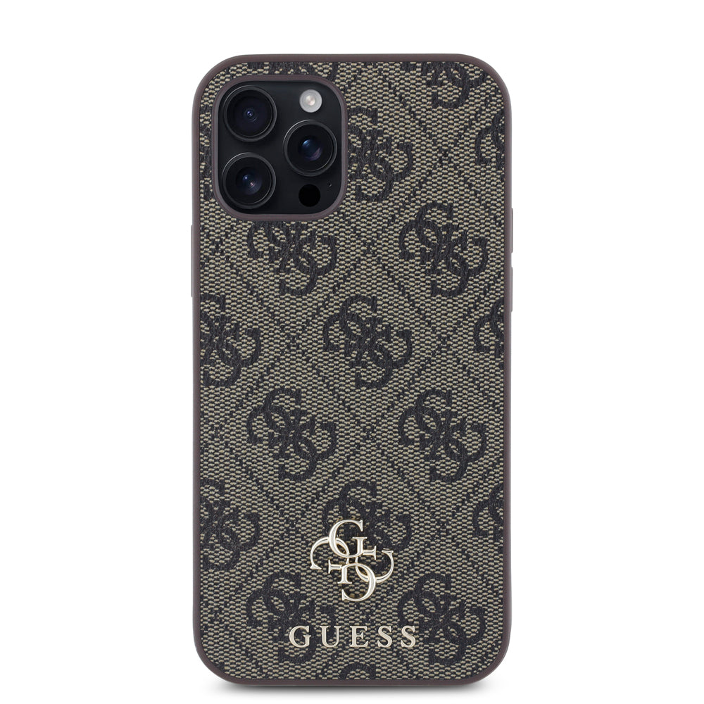 iPhone 12 Pro Kılıf Guess Orijinal Lisanslı M-safe Şarj Özellikli Small 4G Classic Kılıf
