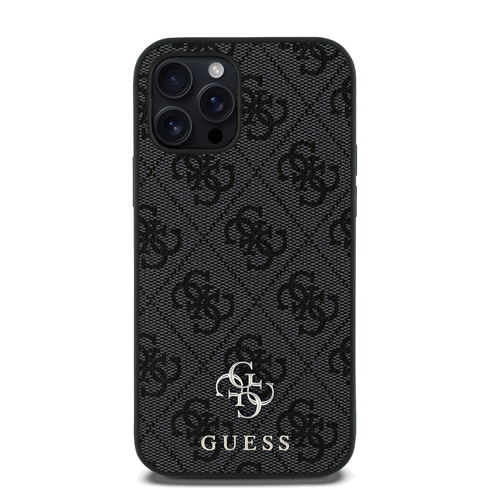iPhone 12 Pro Kılıf Guess Orijinal Lisanslı M-safe Şarj Özellikli Small 4G Classic Kılıf