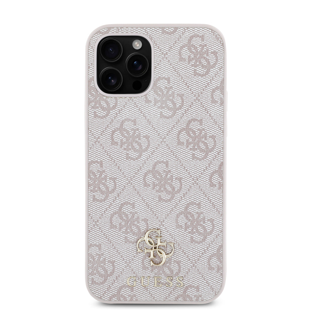 iPhone 12 Pro Kılıf Guess Orijinal Lisanslı M-safe Şarj Özellikli Small 4G Classic Kılıf