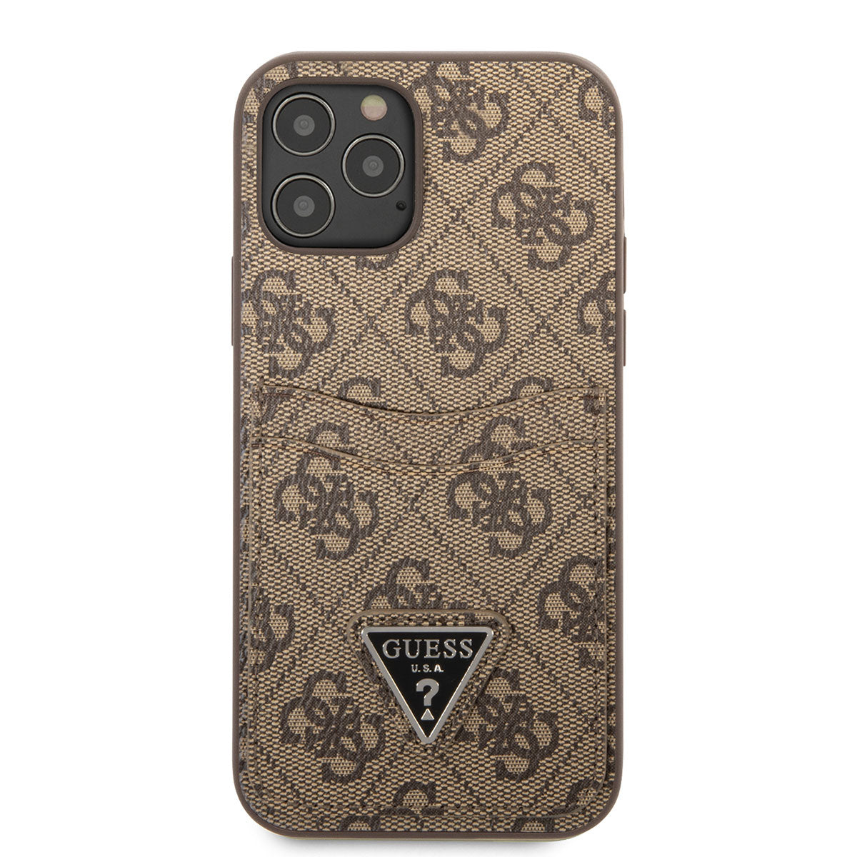 iPhone 12 Pro Kılıf GUESS Çift Kart Bölmeli Kılıf