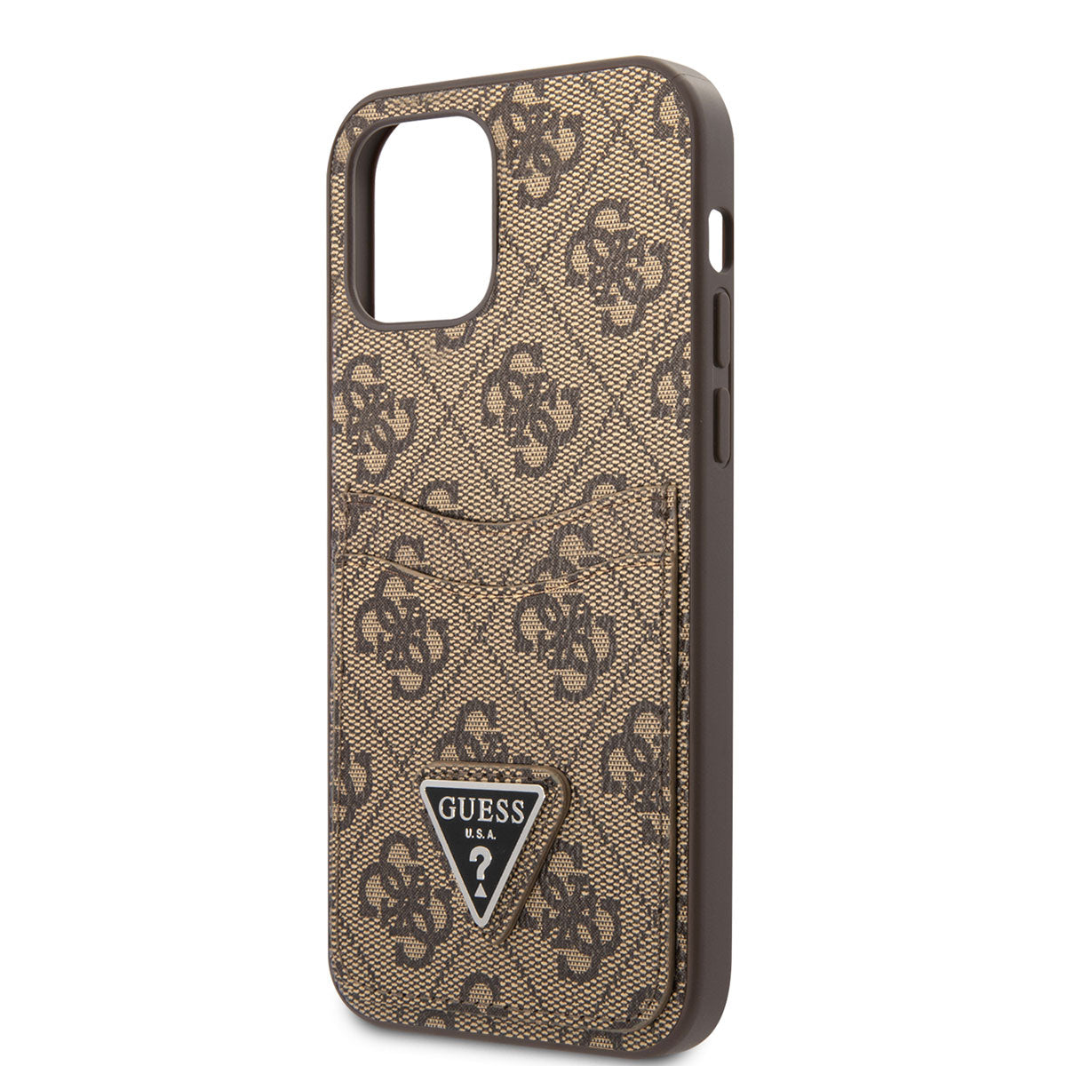 iPhone 12 Pro Kılıf GUESS Çift Kart Bölmeli Kılıf