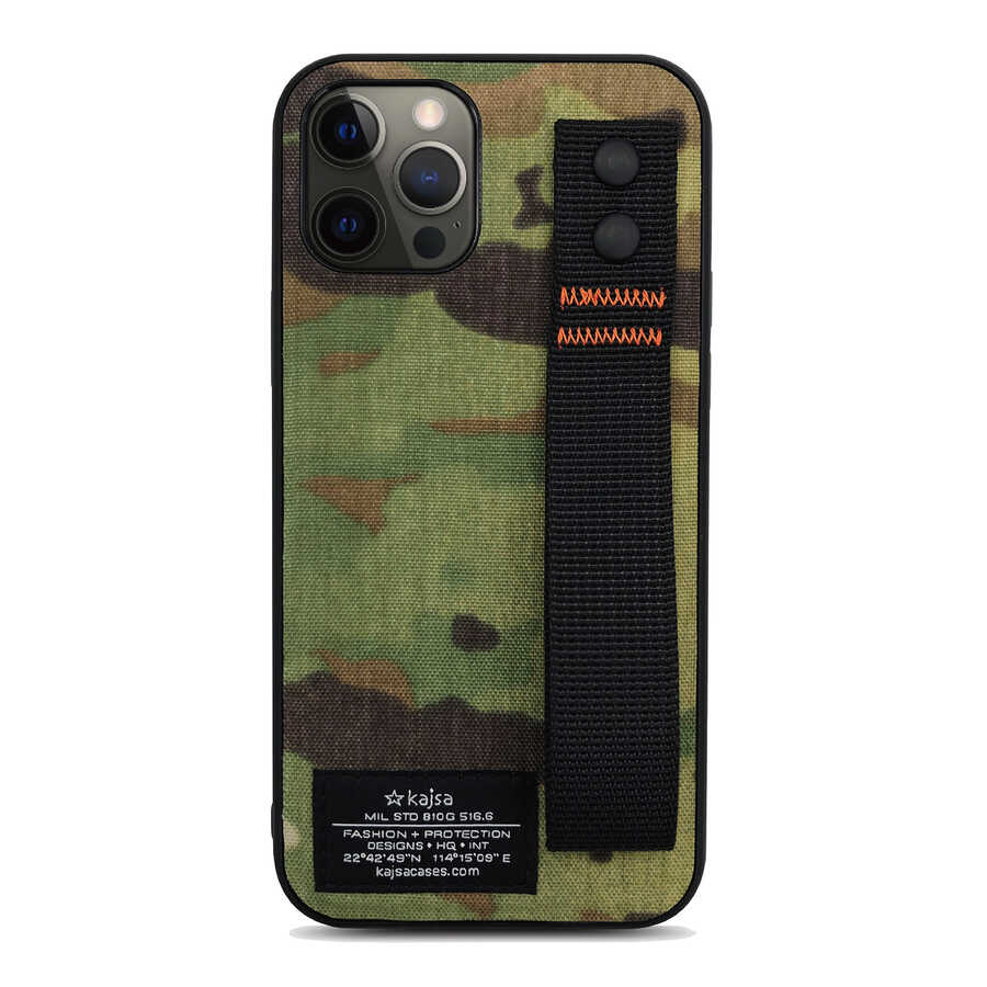 iPhone 12 Pro Kılıf Kajsa Cordura Serisi Military Kılıf