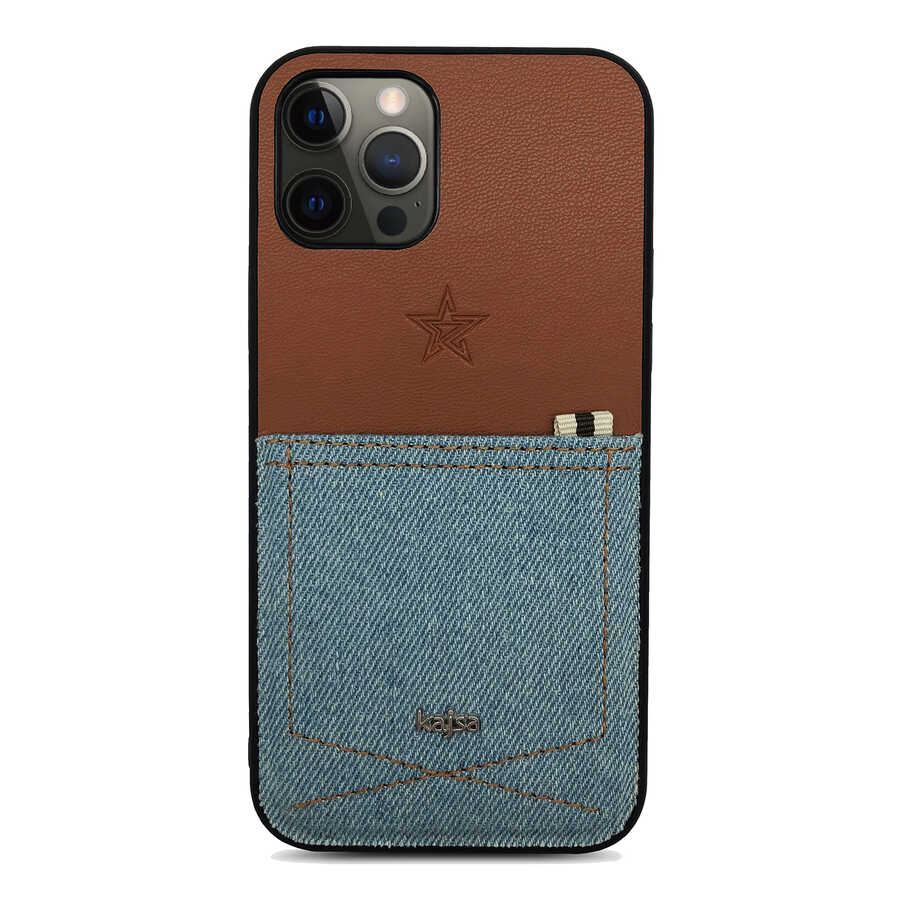 iPhone 12 Pro Kılıf Kajsa Denim Kılıf