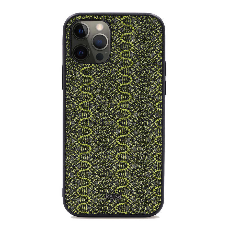 iPhone 12 Pro Kılıf Kajsa Glamorous Serisi Waterfall Pattern Kılıf
