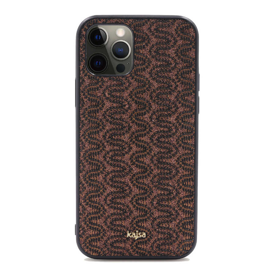 iPhone 12 Pro Kılıf Kajsa Glamorous Serisi Waterfall Pattern Kılıf