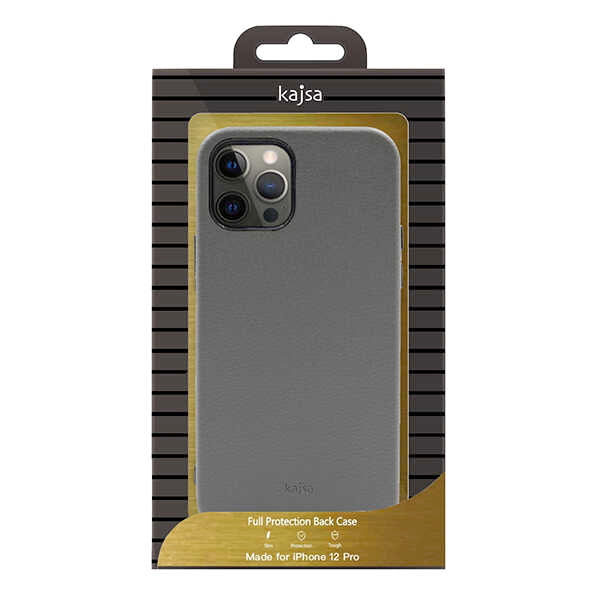 iPhone 12 Pro Kılıf Kajsa Litchi Kılıf
