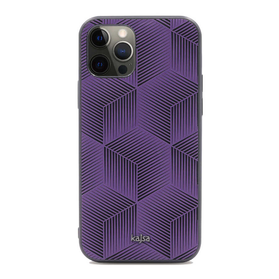 iPhone 12 Pro Kılıf Kajsa Splendid Serisi 3D Cube Kılıf