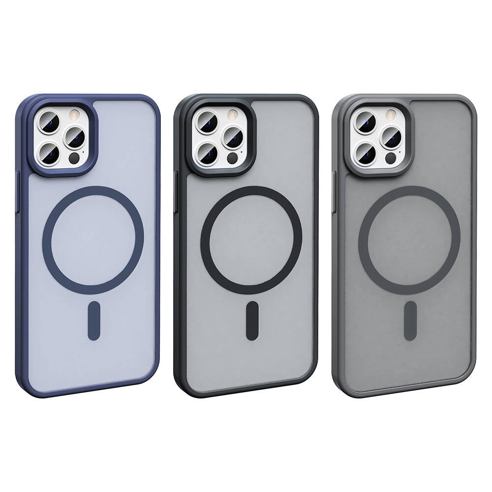 iPhone 12 Pro Kılıf M-safe Şarj Özellikli Mat Arka Yüzey Zore Sio Kılıf