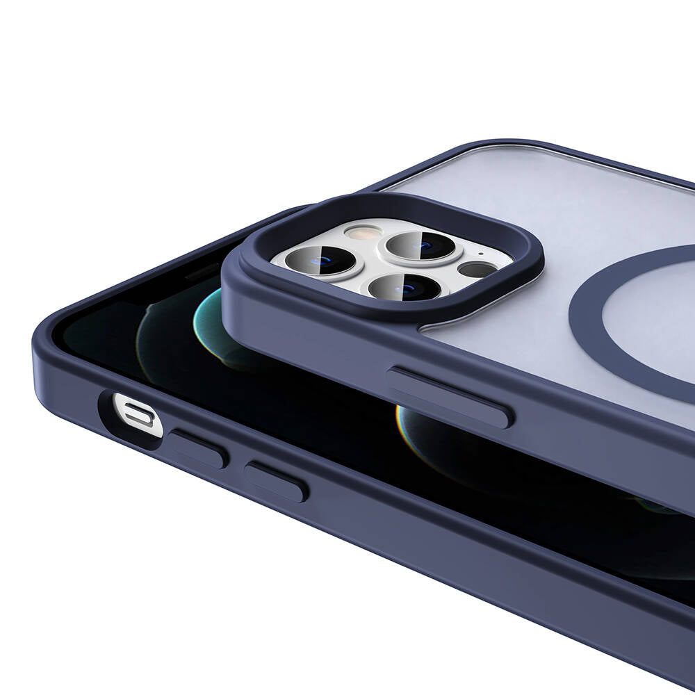 iPhone 12 Pro Kılıf M-safe Şarj Özellikli Mat Arka Yüzey Zore Sio Kılıf