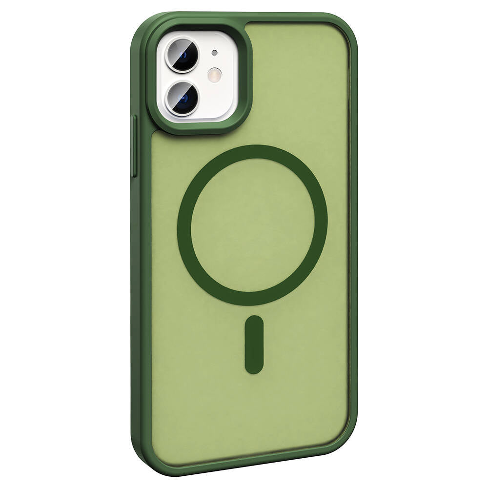 iPhone 12 Pro Kılıf M-safe Şarj Özellikli Mat Arka Yüzey Zore Sio Kılıf