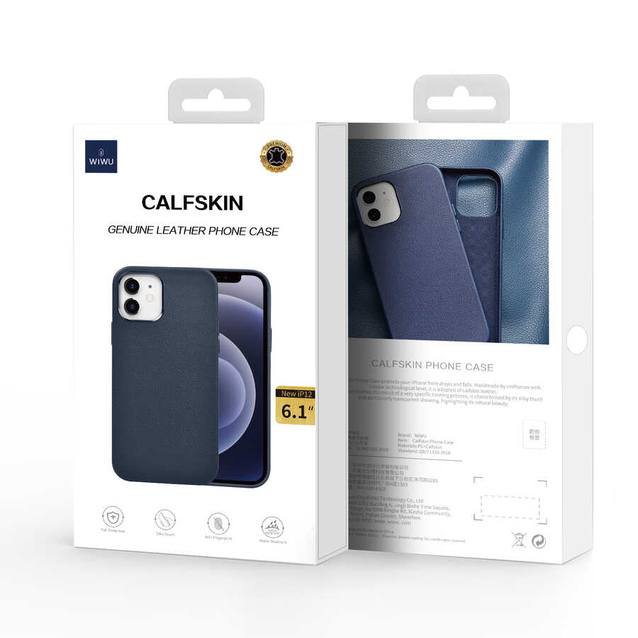 iPhone 12 Pro Kılıf Wiwu Calfskin Kılıf