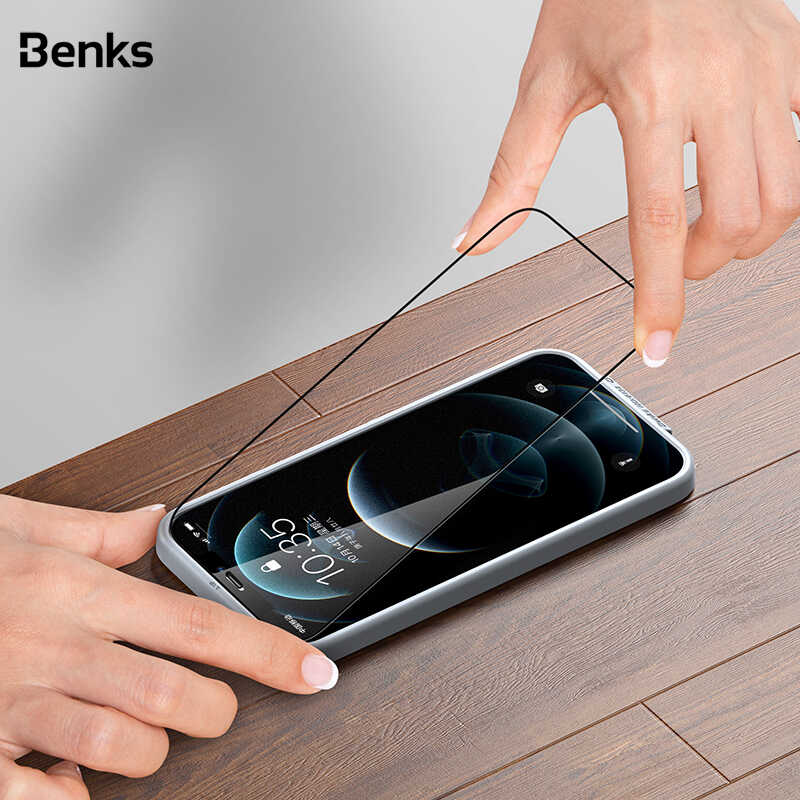 iPhone 12 Pro Max Benks V Pro Plus Şeffaf Ekran Koruyucu