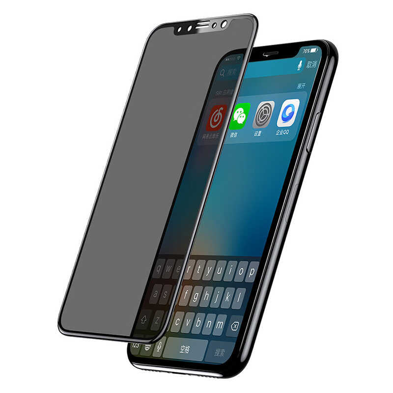 iPhone 12 Pro Max Davin 5D Privacy Cam Ekran Koruyucu